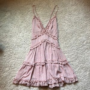 Saints and Secrets pink dress; size medium